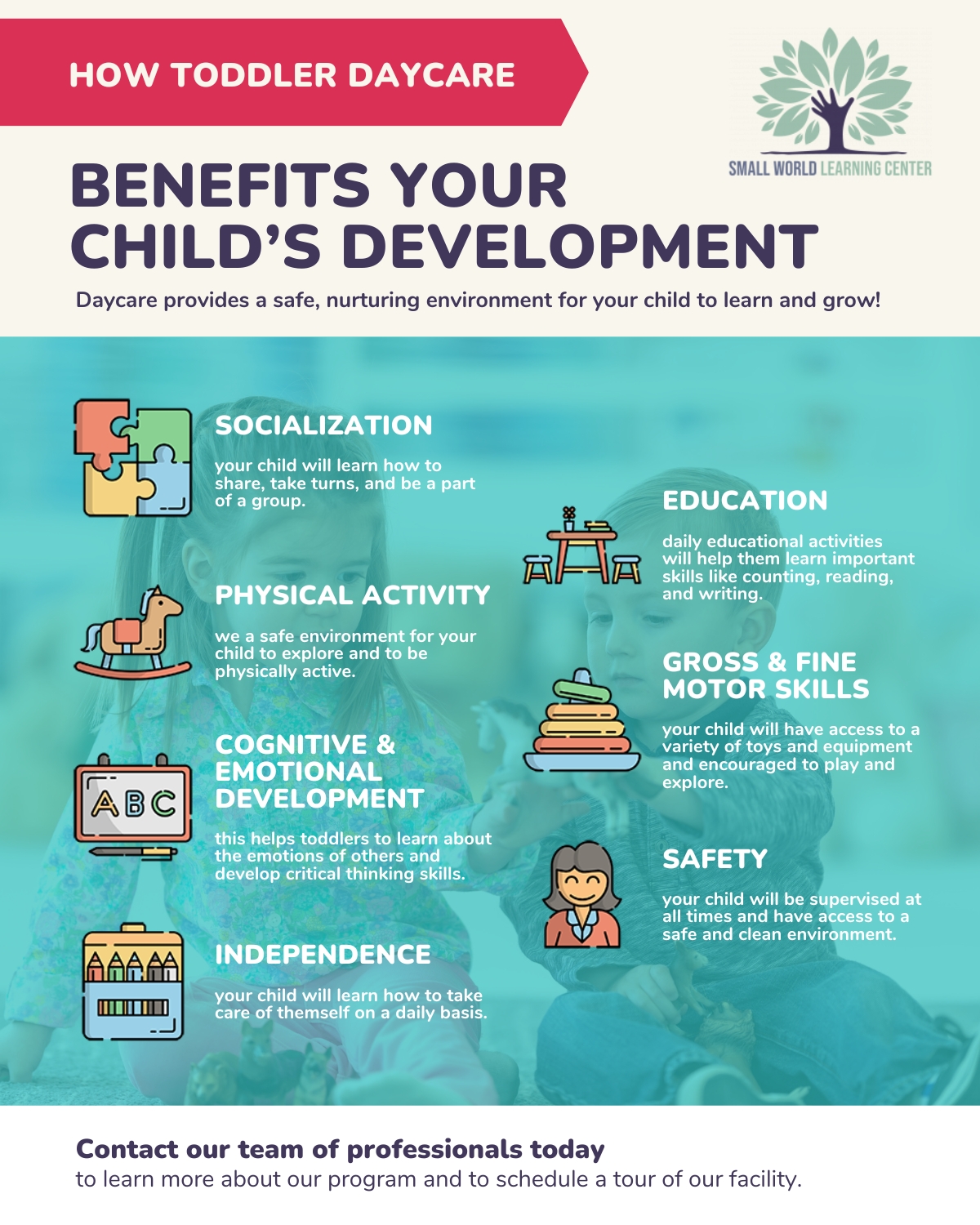 How Toddler Daycare Benefits Your Child's Development - Small World ...